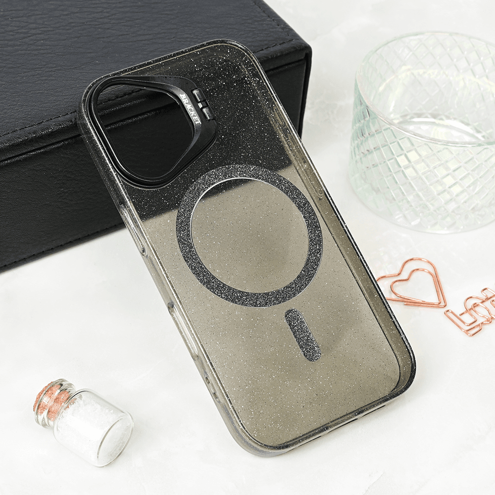 Torbica Magsafe Sparkle za Iphone 16 6.1 Crna
