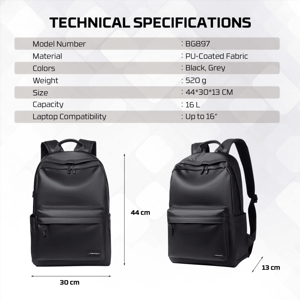 Ranac Fantech Bg-897 Tamno Sivi