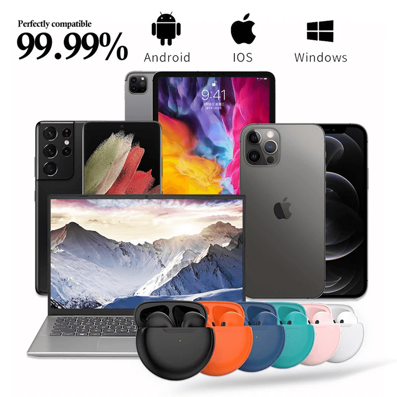 Bluetooth Slusalice Airpods T-phox Pro Crne HQ