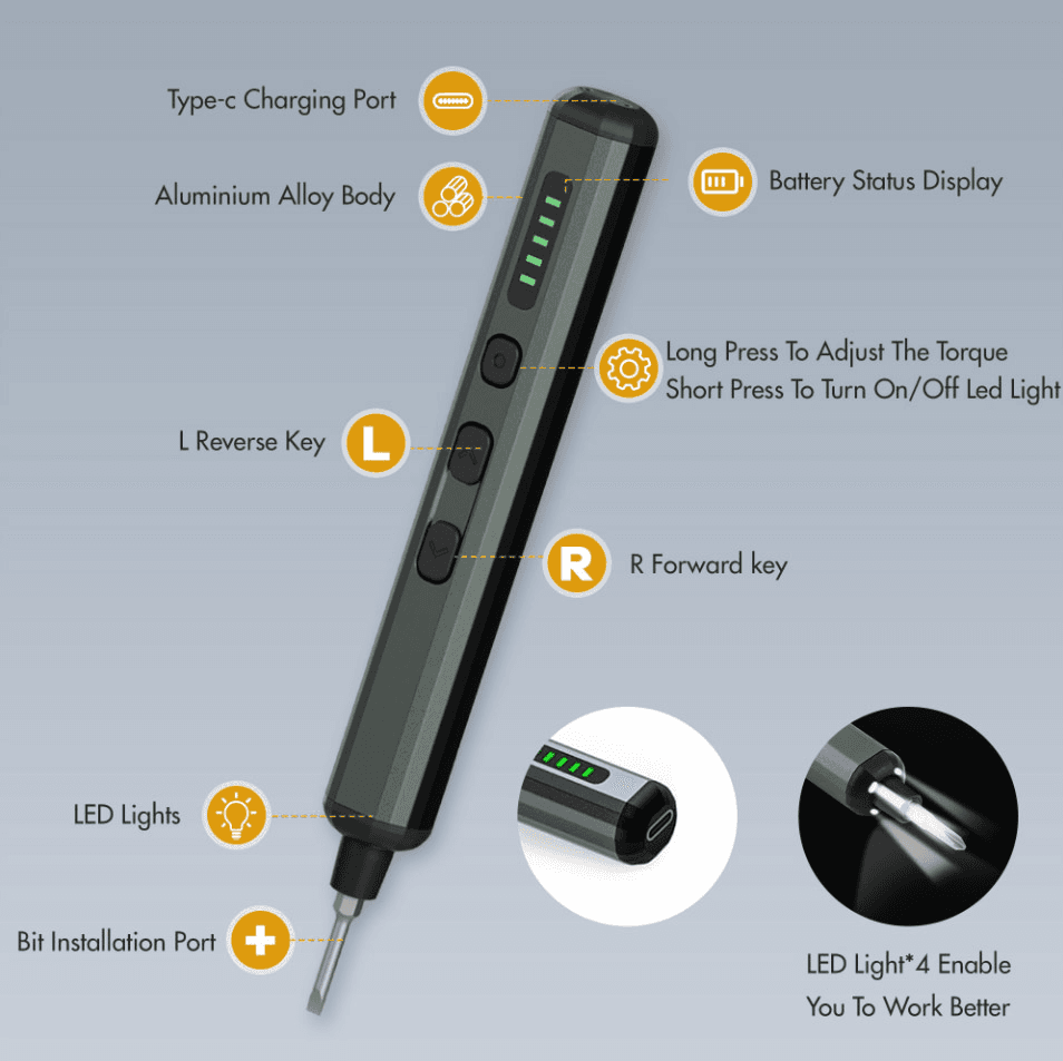 Elektricni Srafciger Atten AT-68 u 1 Precision
