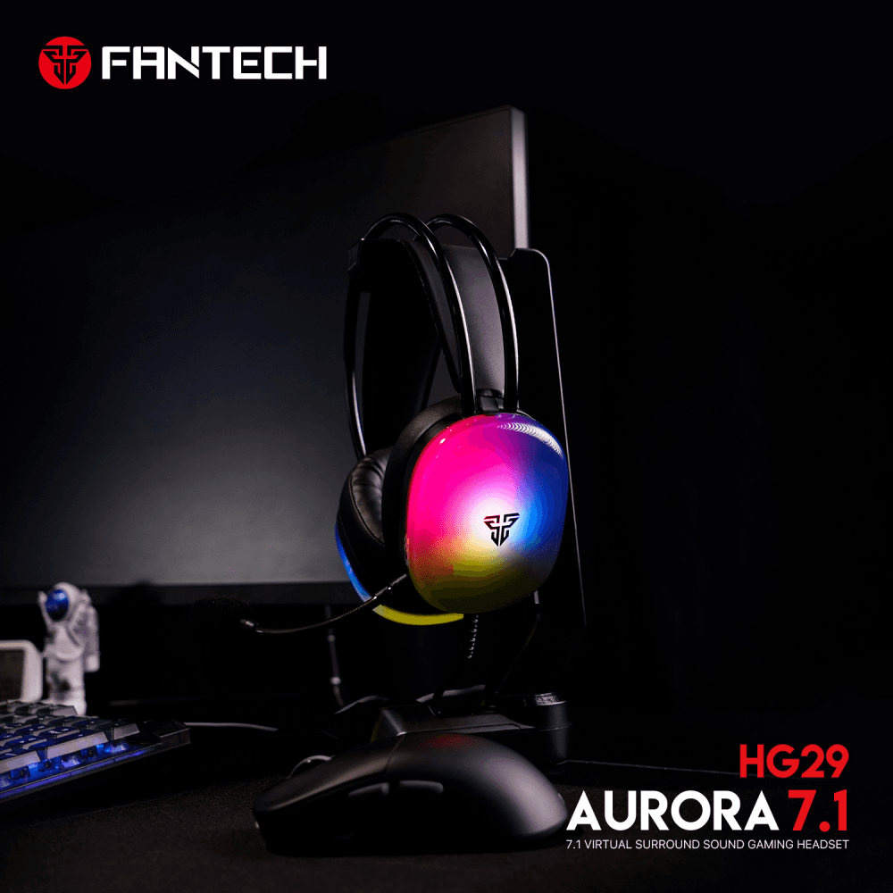 Slusalice Gaming Fantech HG29 Aurora 7.1 Crne