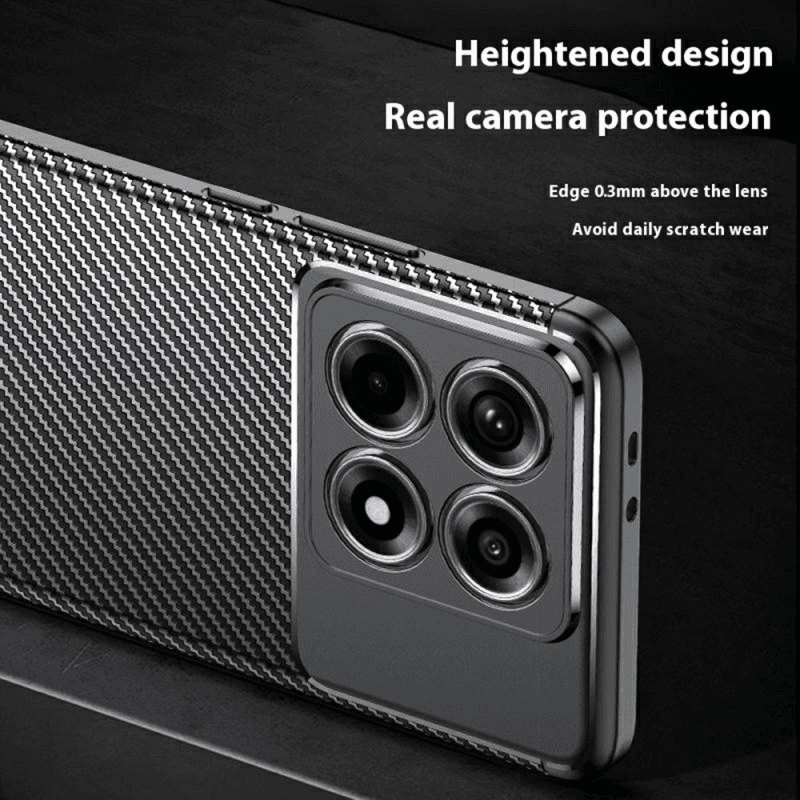 Torbica Defender Carbon za Xiaomi 14T Pro Crna
