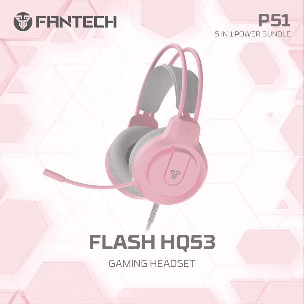 Combo Set Gaming Fantech P51 Power 5U1 Sakura