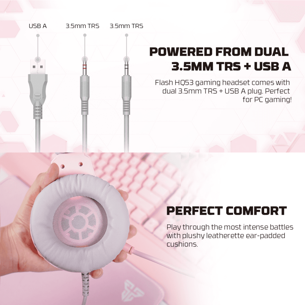 Combo Set Gaming Fantech P51 Power 5U1 Sakura