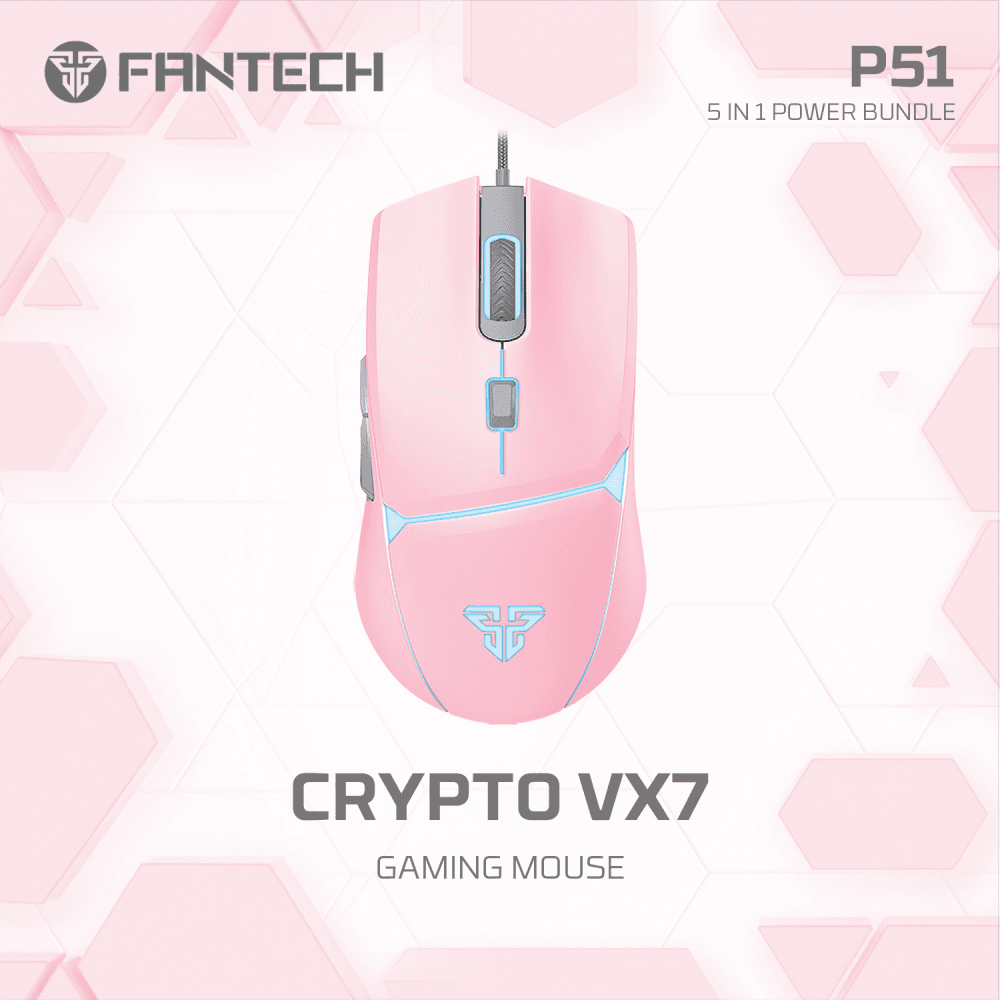 Combo Set Gaming Fantech P51 Power 5U1 Sakura