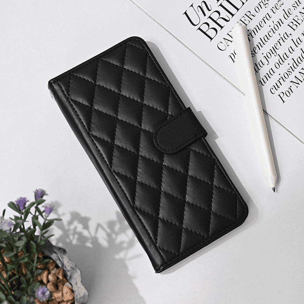 Torbica Wallet Romb za Honor X6B Crna