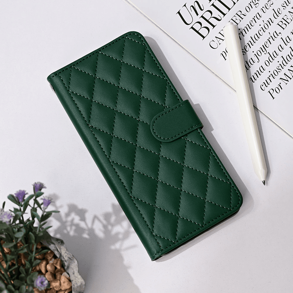 Torbica Wallet Romb za Honor X6B Zelena