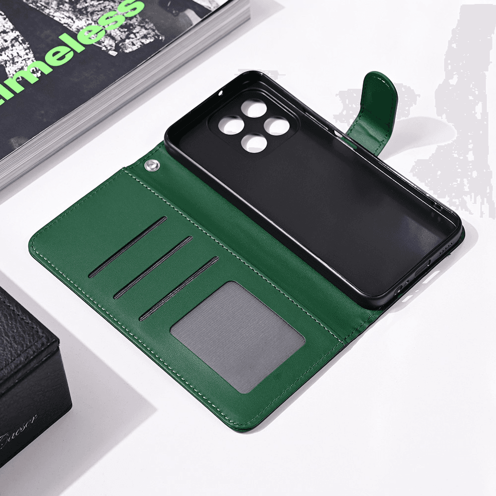 Torbica Wallet Romb za Honor X6B Zelena