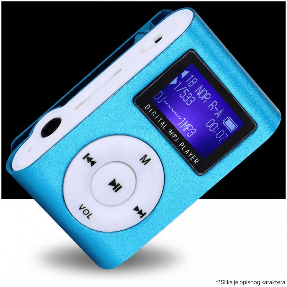 MP3 Player LWD Nano LCD 8GB Ljubicasti
