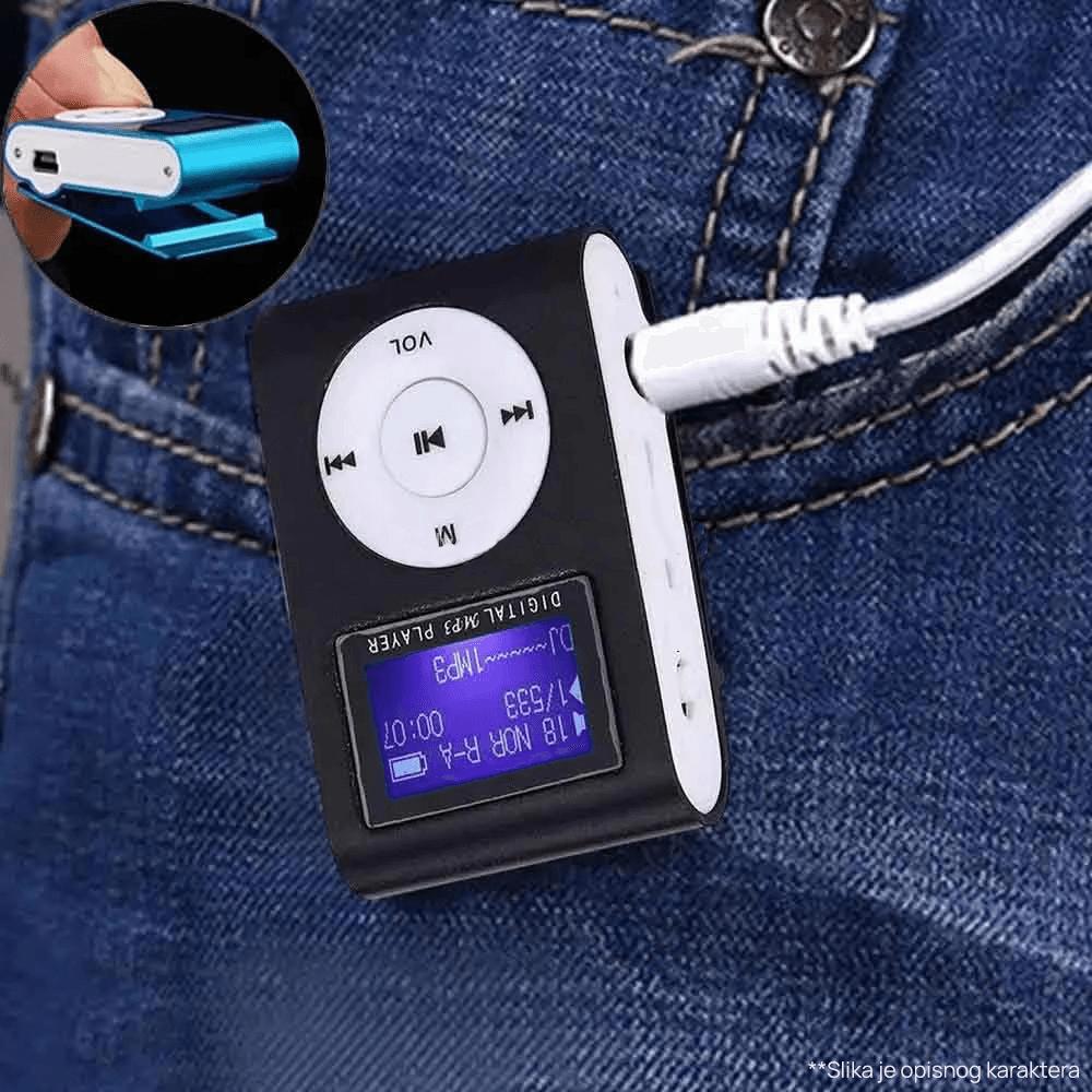 MP3 Player LWD Nano LCD 8GB Ljubicasti