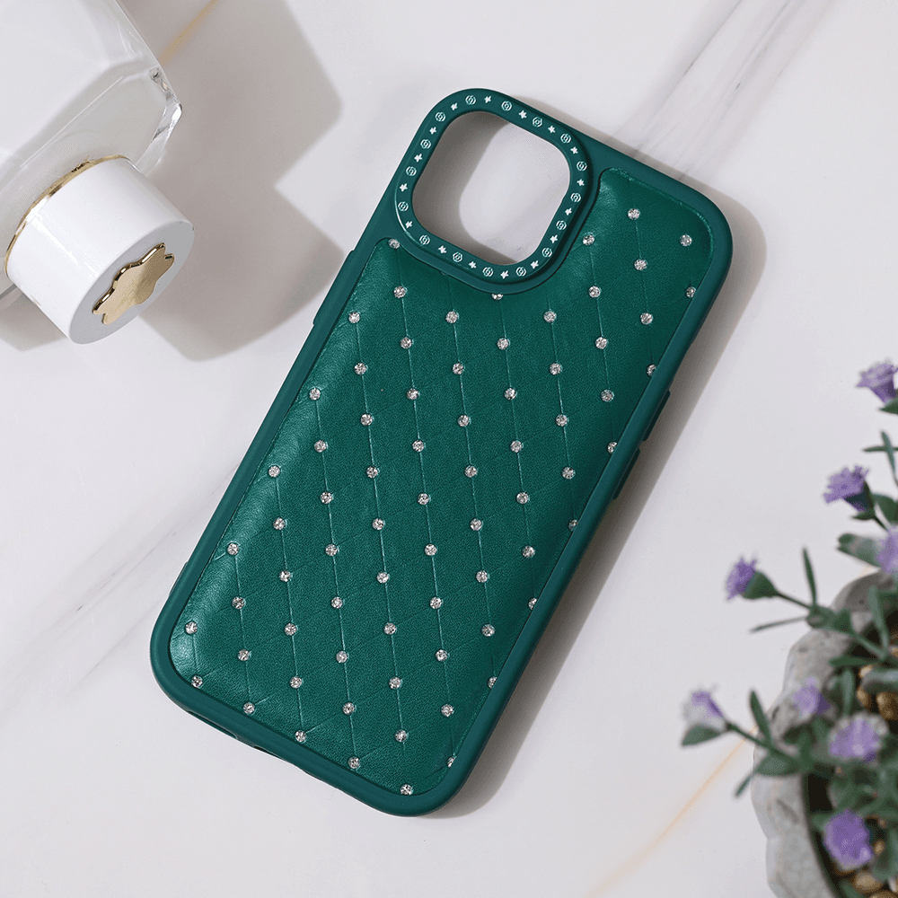 Torbica Bling za Iphone 15 6.1 Zelena
