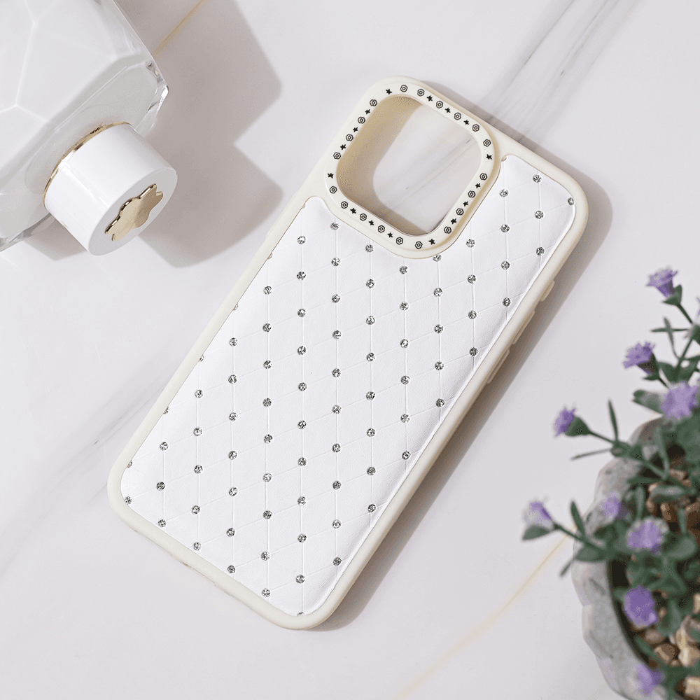 Torbica Bling za Iphone 15 Pro Max 6.7 Bela