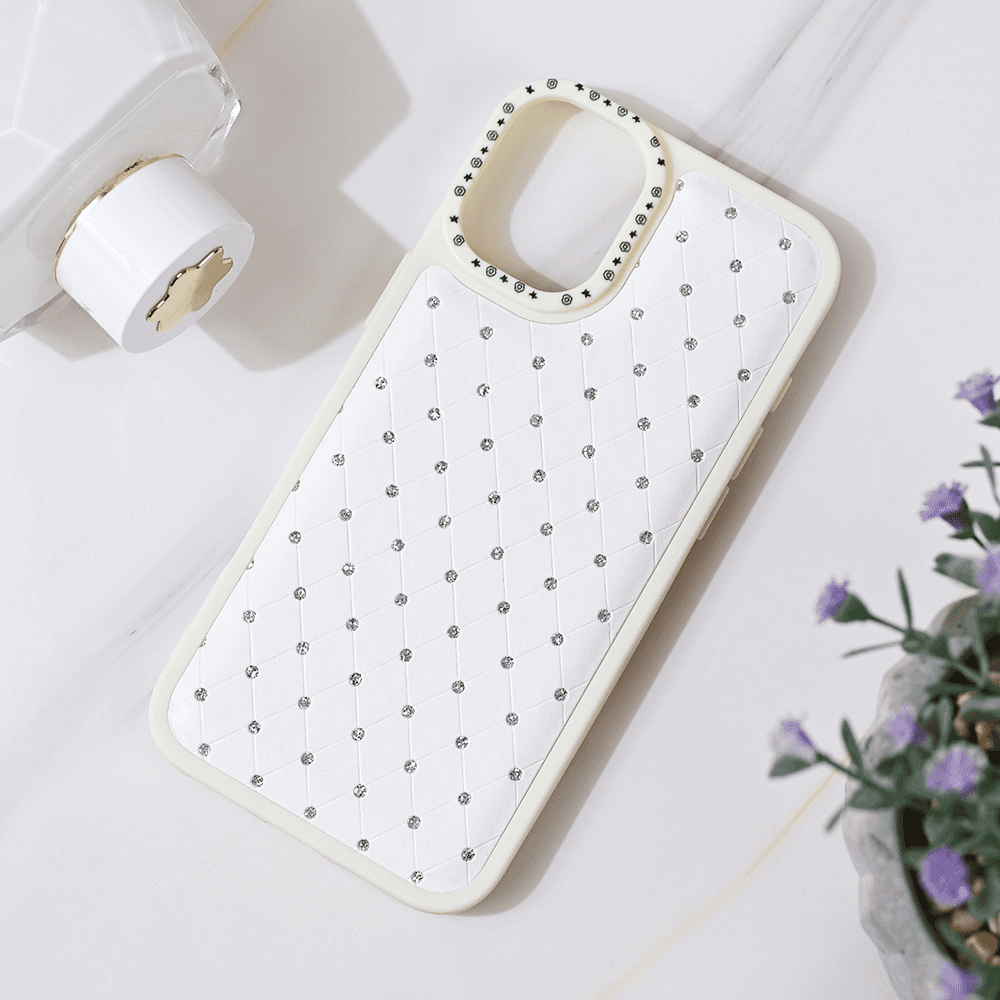 Torbica Bling za Iphone 16 Plus 6.7 Bela