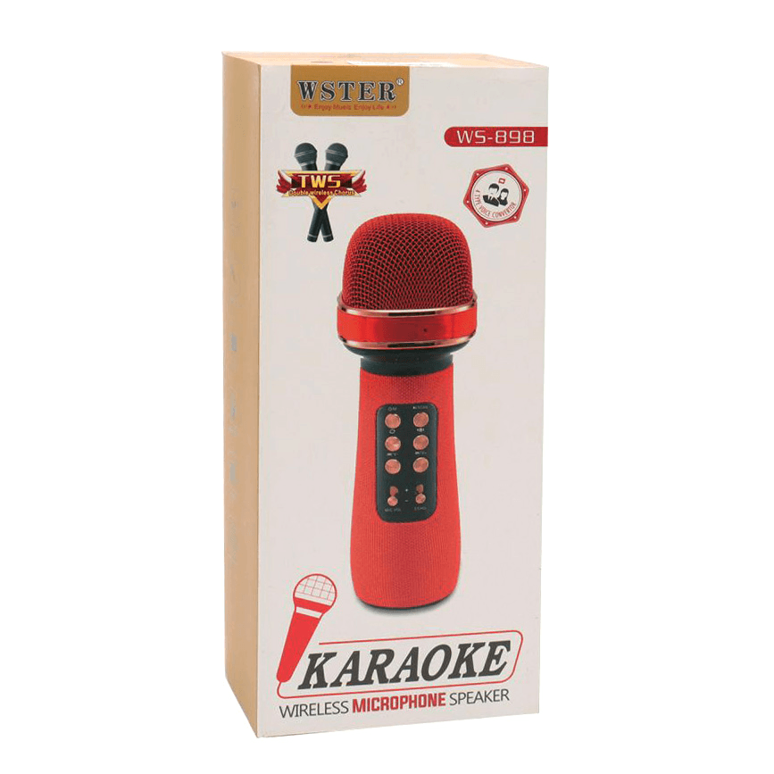 Bluetooth Mikrofon WS898 Crni