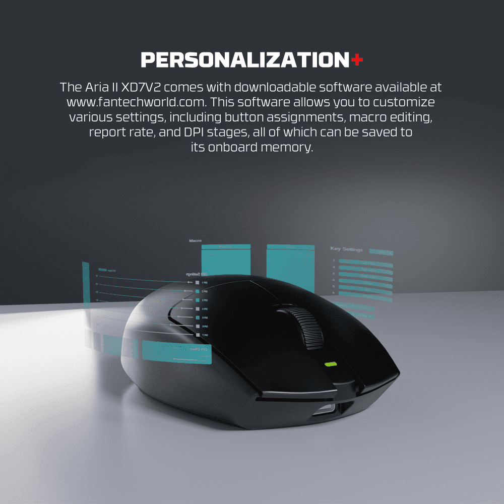 Mis Wireless Gaming Fantech XD7V2 Aria II Beli