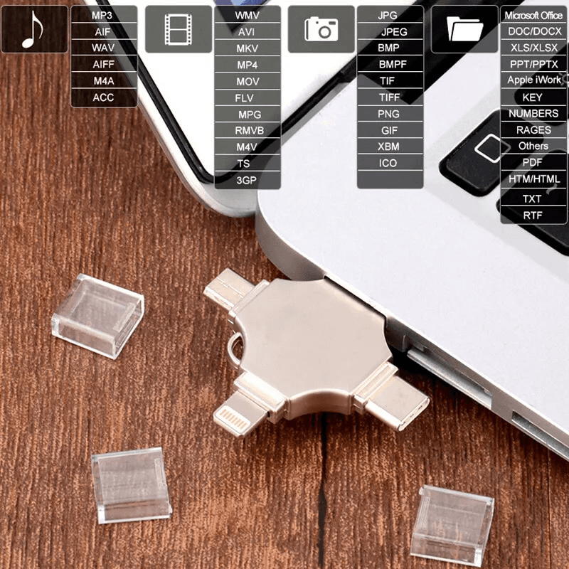 USB Flash Memorija JWD 4IN1 Pen Drive 256GB