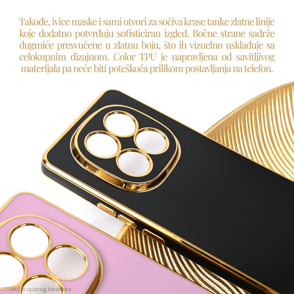 Torbica Color TPU za Honor Magic 6 Pro Roze