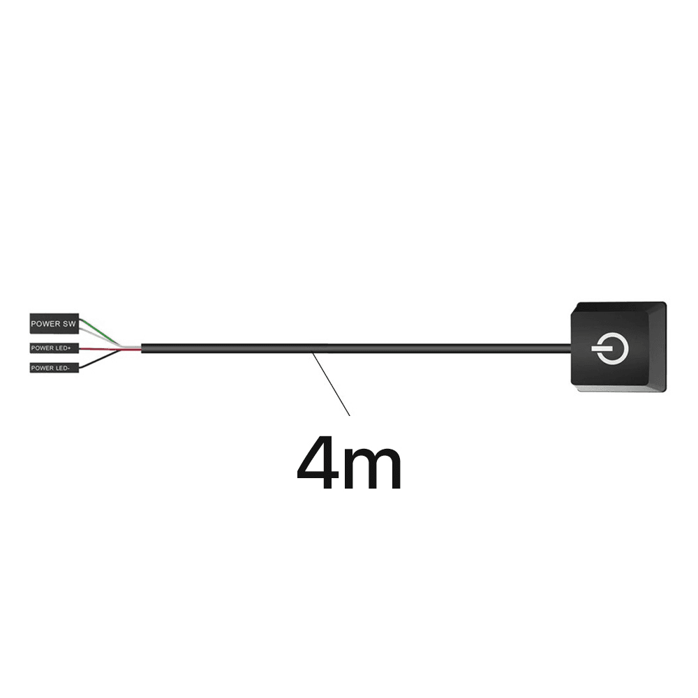 Naponski Power On/off Prekidac JWD Crni