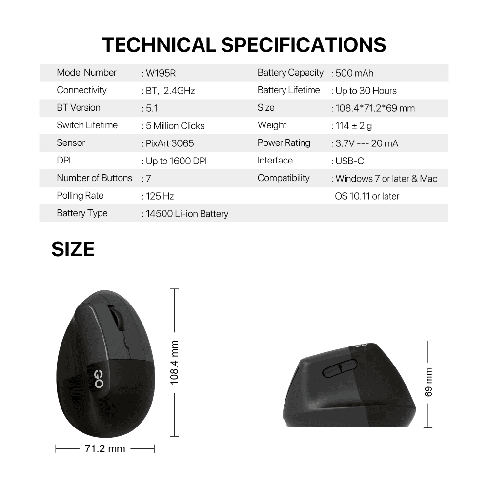 Mis Wireless Fantech W195R GO Comfy Beli