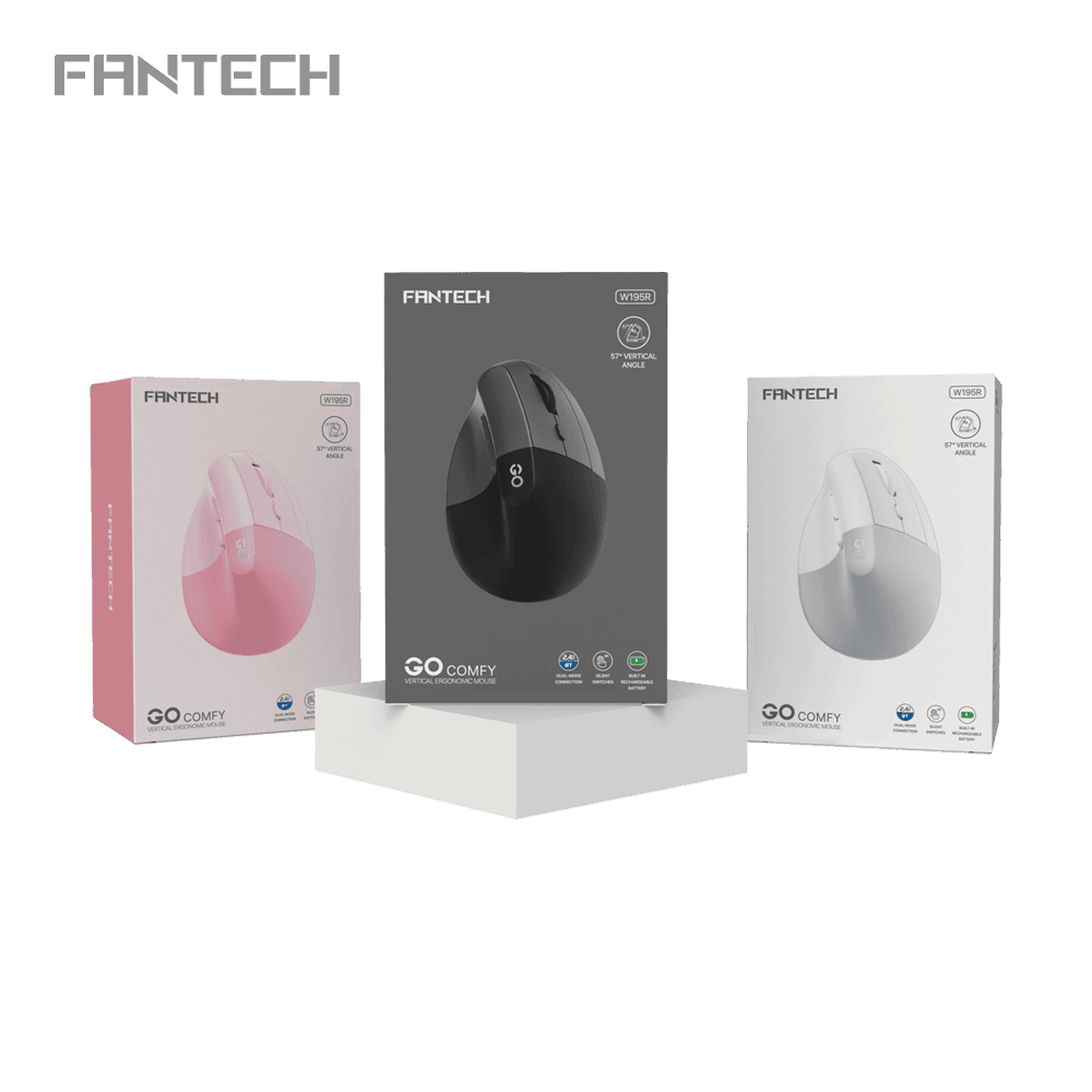 Mis Wireless Fantech W195R GO Comfy Pink