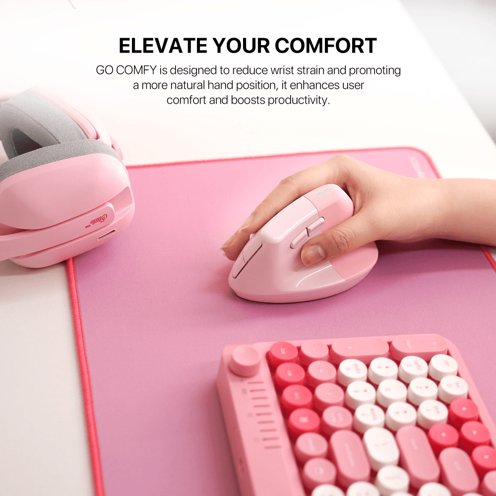 Mis Wireless Fantech W195R GO Comfy Sivi