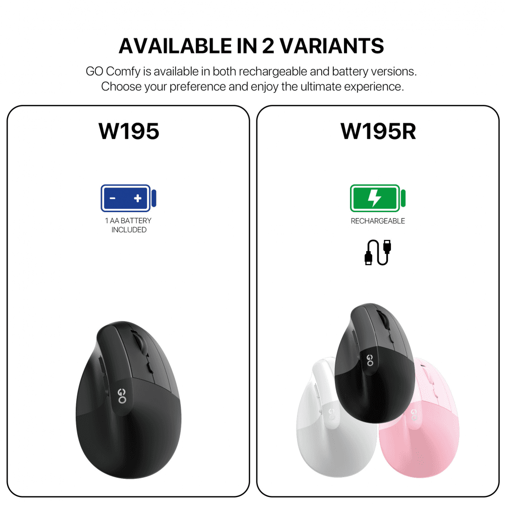 Mis Wireless Fantech W195R GO Comfy Sivi