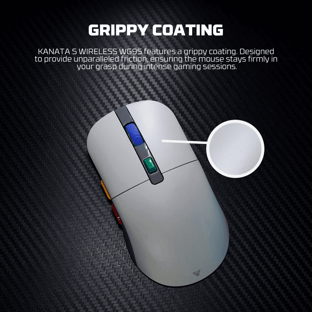 Mis Wireless Gaming Fantech WG9S Kanata S Sivi