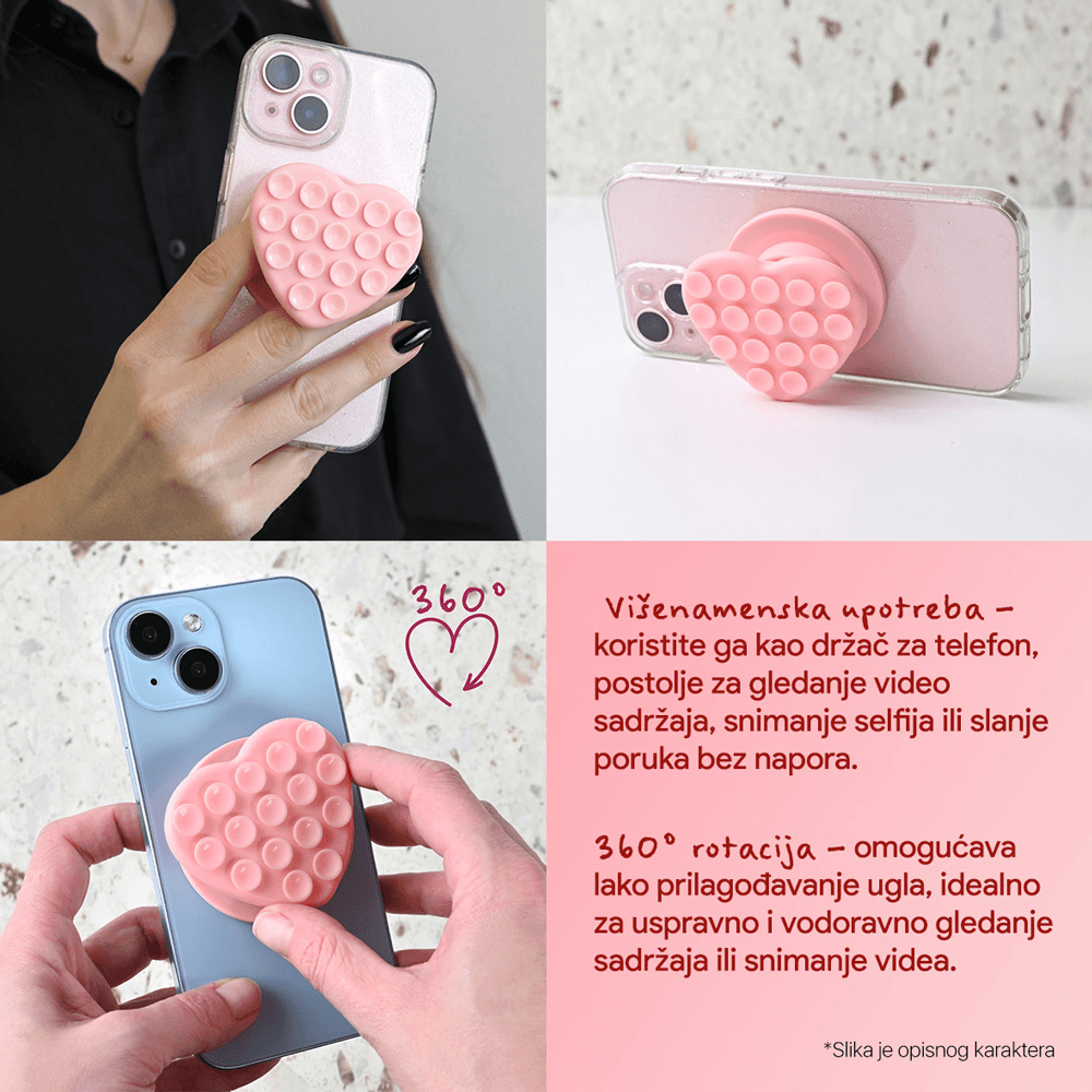 Stiker za Mobilni Telefon Magnetic Paw Pink