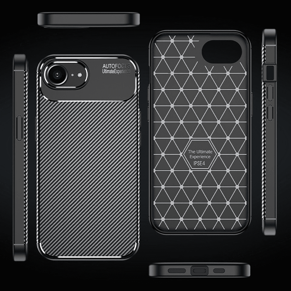 Torbica Defender Carbon za Iphone 16e/17e 6.1 Crna