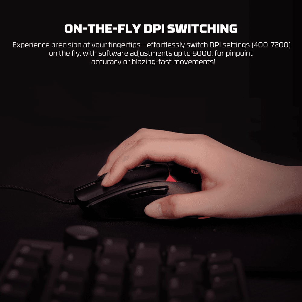 Mis Gaming Fantech VX7V2 Crypto II Crni