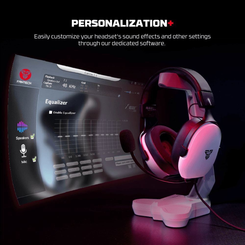 Slusalice Gaming Fantech HG30 Carbon 7.1 Crne