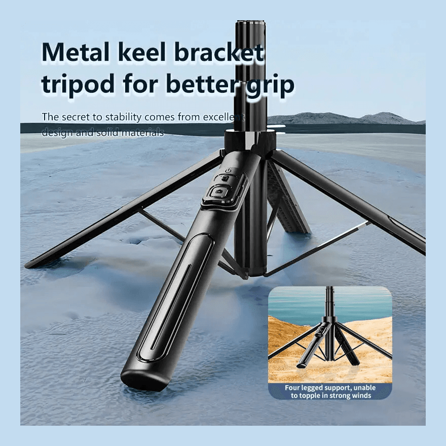 Selfie Stick K27 + Tripod Crni
