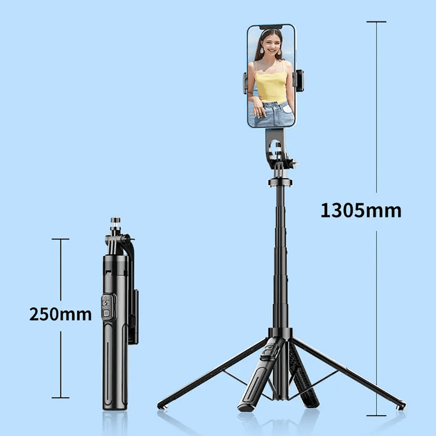 Selfie Stick K27 + Tripod Crni