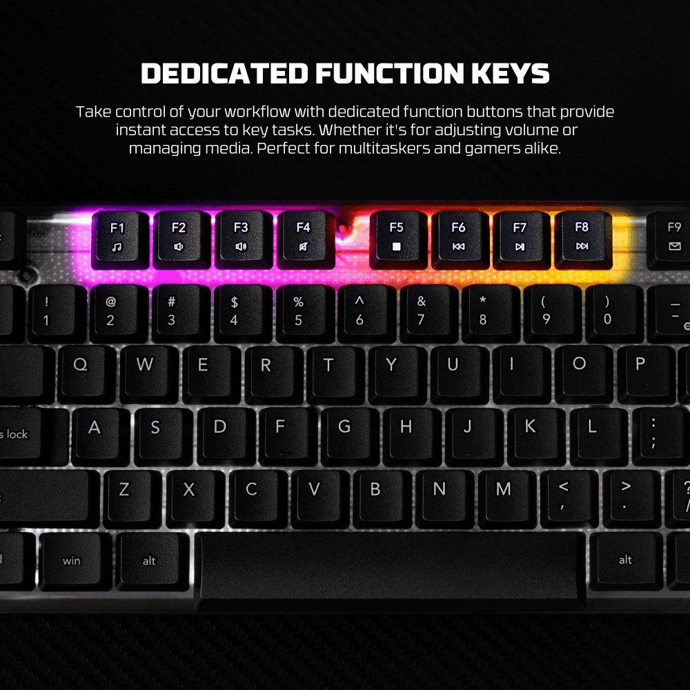 Tastatura Gaming Fantech K515S Shikari S Crna