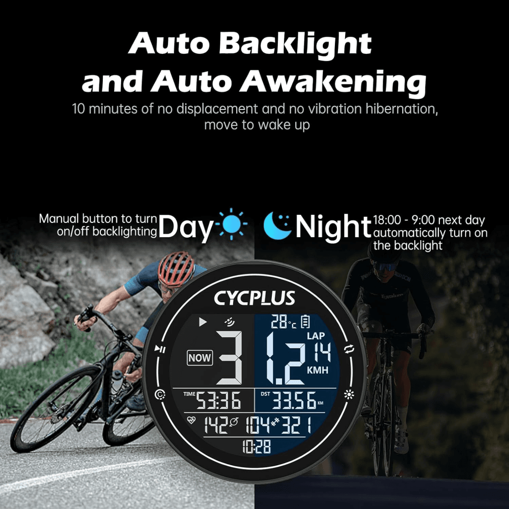 Cycplus M2 GPS Kompjuter za Biciklu Crni