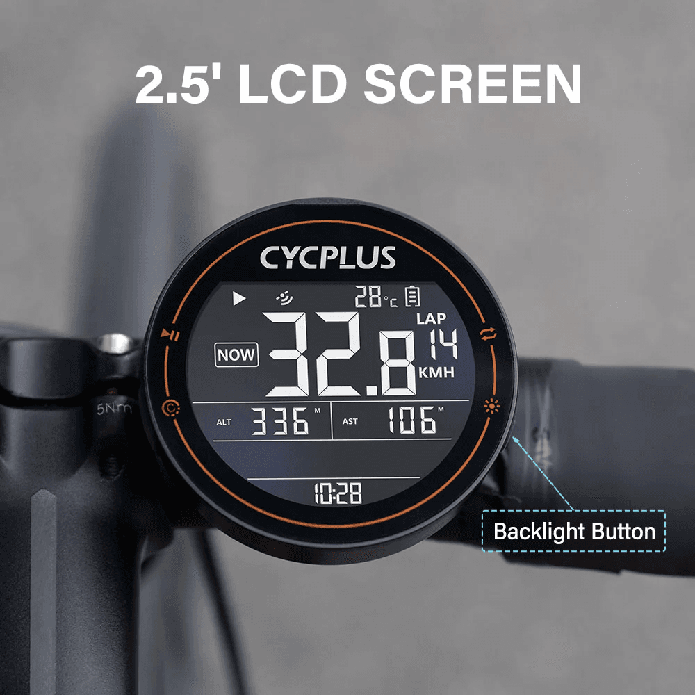 Cycplus M2 GPS Kompjuter za Biciklu Crni