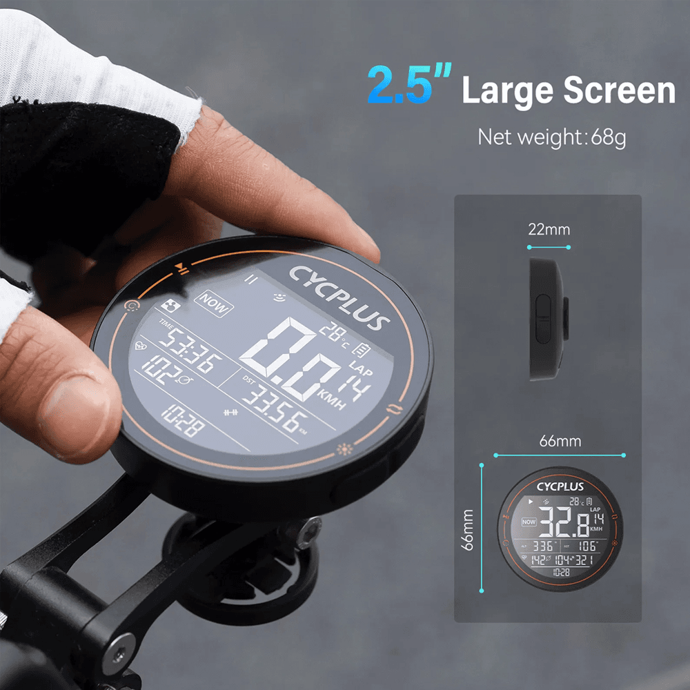 Cycplus M2 GPS Kompjuter za Biciklu Crni