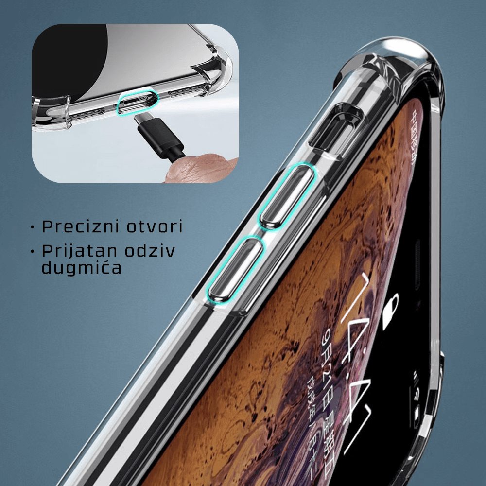Torbica Transparent Ice Cube za Honor 400 Pro