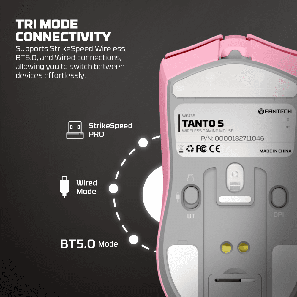Mis Wireless Gaming Fantech WG13S Tanto S Crni