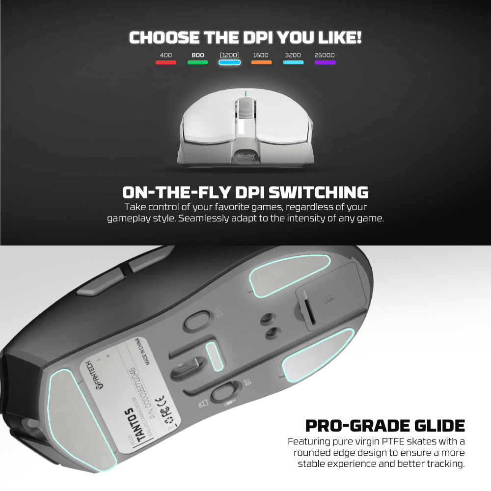 Mis Wireless Gaming Fantech WG13S Tanto S Crni