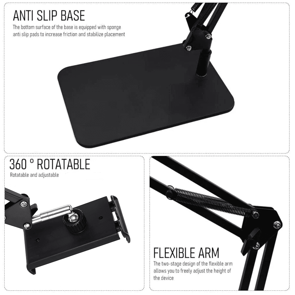 Desktop Drzac za Tablet J4 Crni