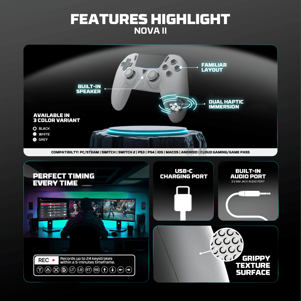 Joypad Wireless Fantech WGP16 Nova II Crni