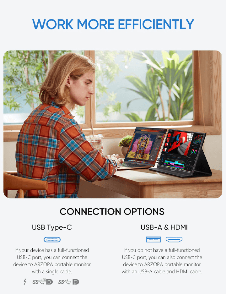 Eksterni Prenosni Monitor Arzopa S1 15,6 Inch FHD