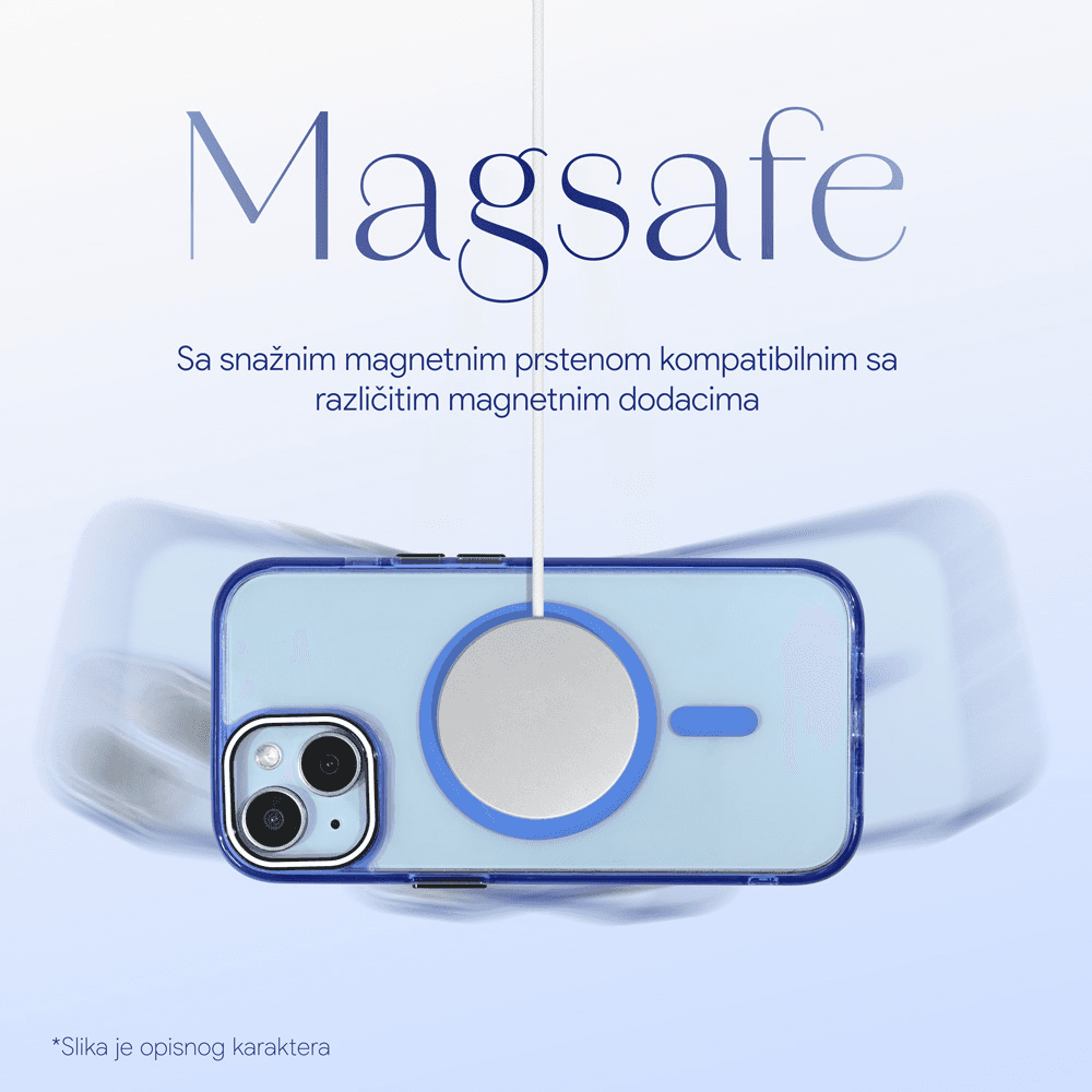 Torbica Magsafe Color Pop za Iphone 17 6.3 Roze