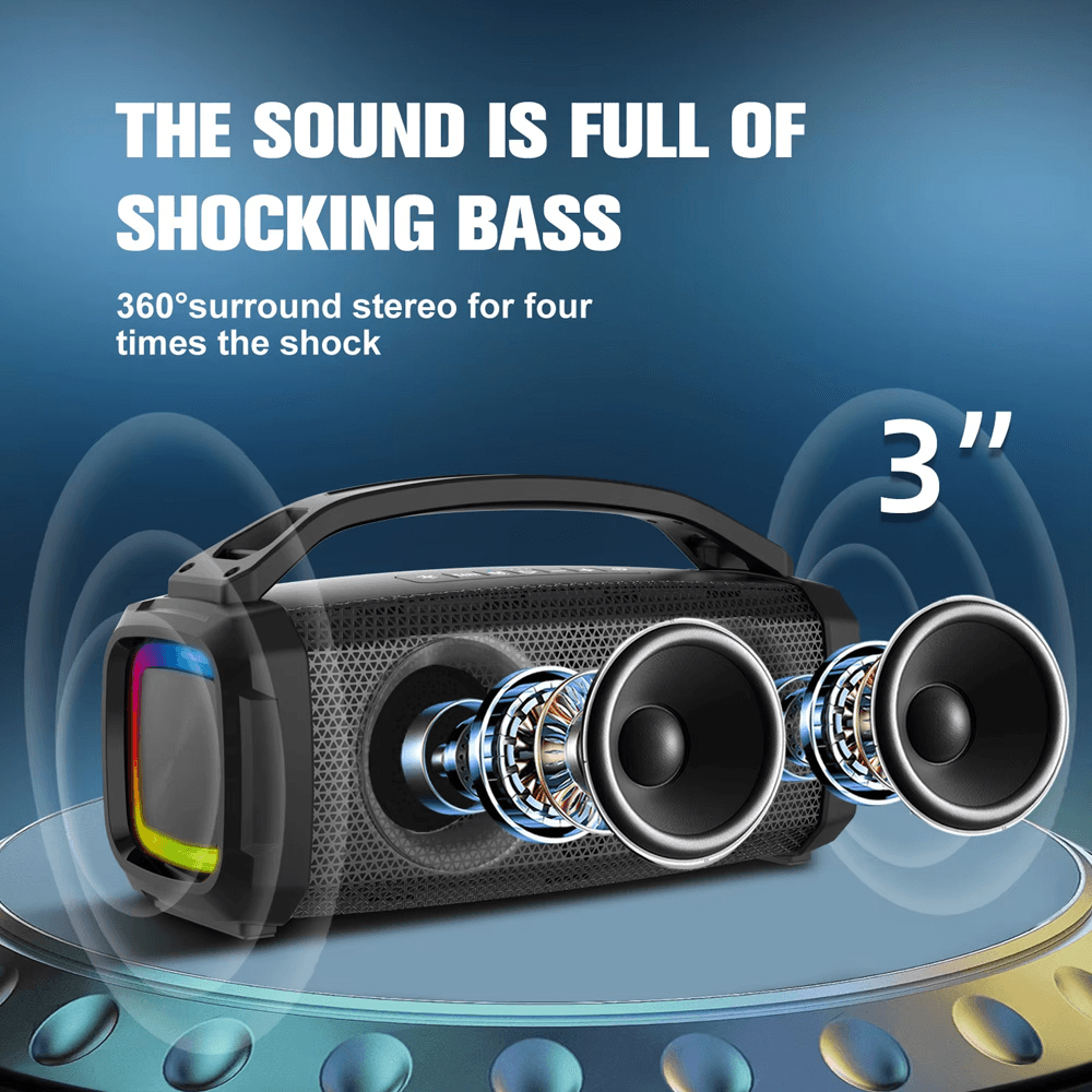 Bluetooth Zvucnik Bkk-b90 2X30W Crni