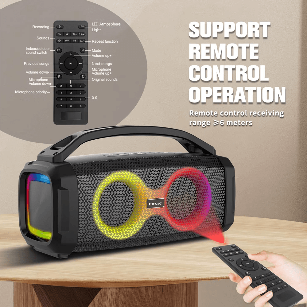 Bluetooth Zvucnik Bkk-b90 2X30W Crni