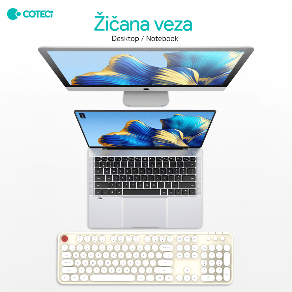 Tastatura Coteci 104 Bez