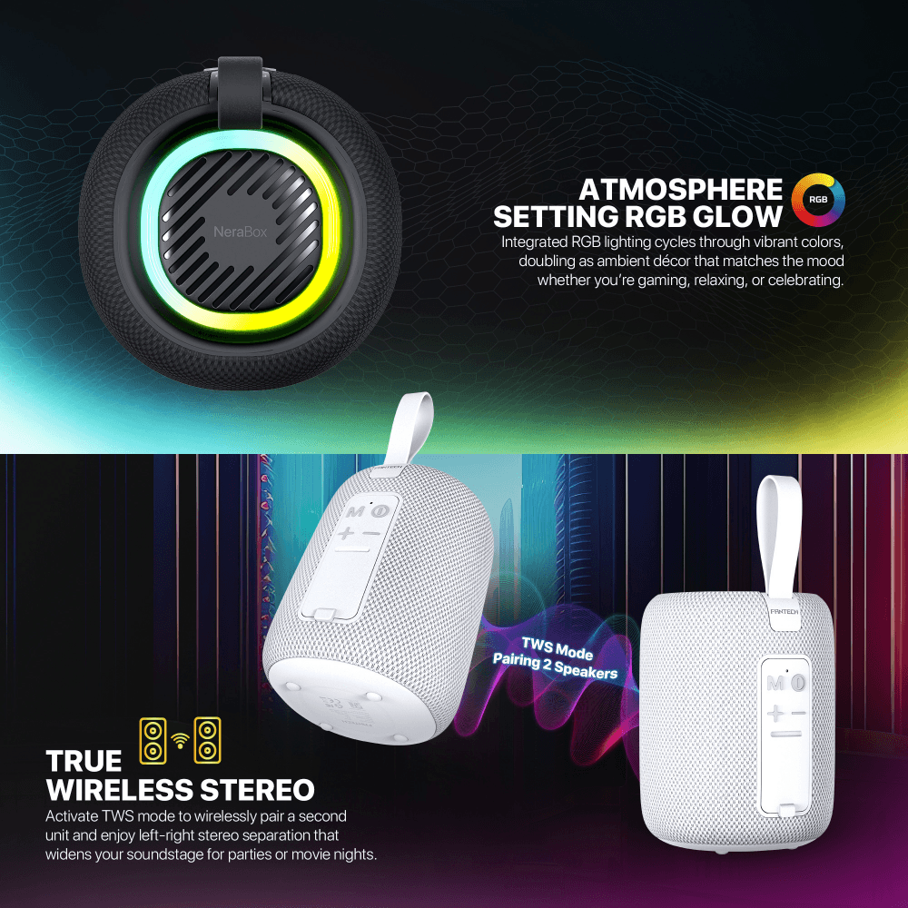 Bluetooth Zvucnik Fantech BS157 Nerabox Braon