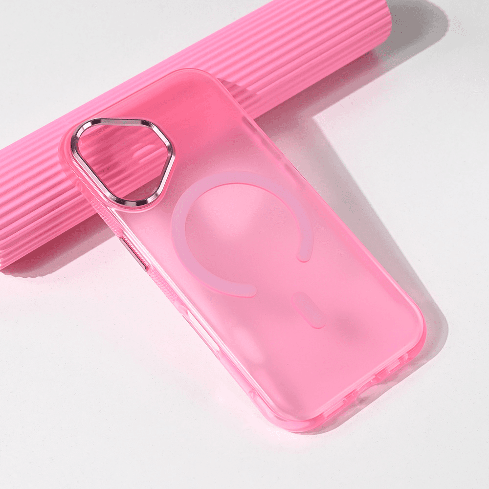 Torbica Magsafe Glow za Iphone 17 6.3 Roze