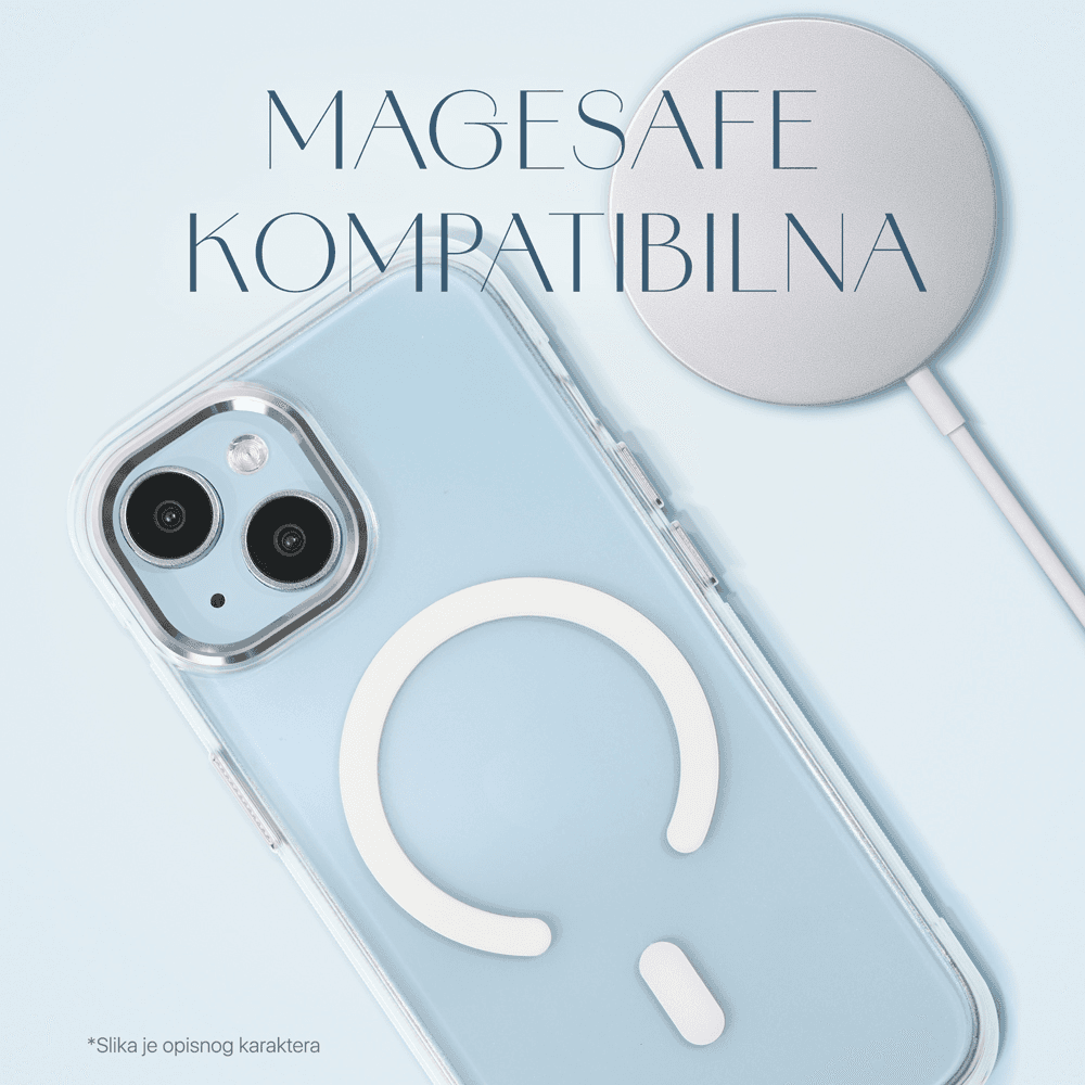 Torbica Magsafe Glow za Iphone 17 6.3 Crna